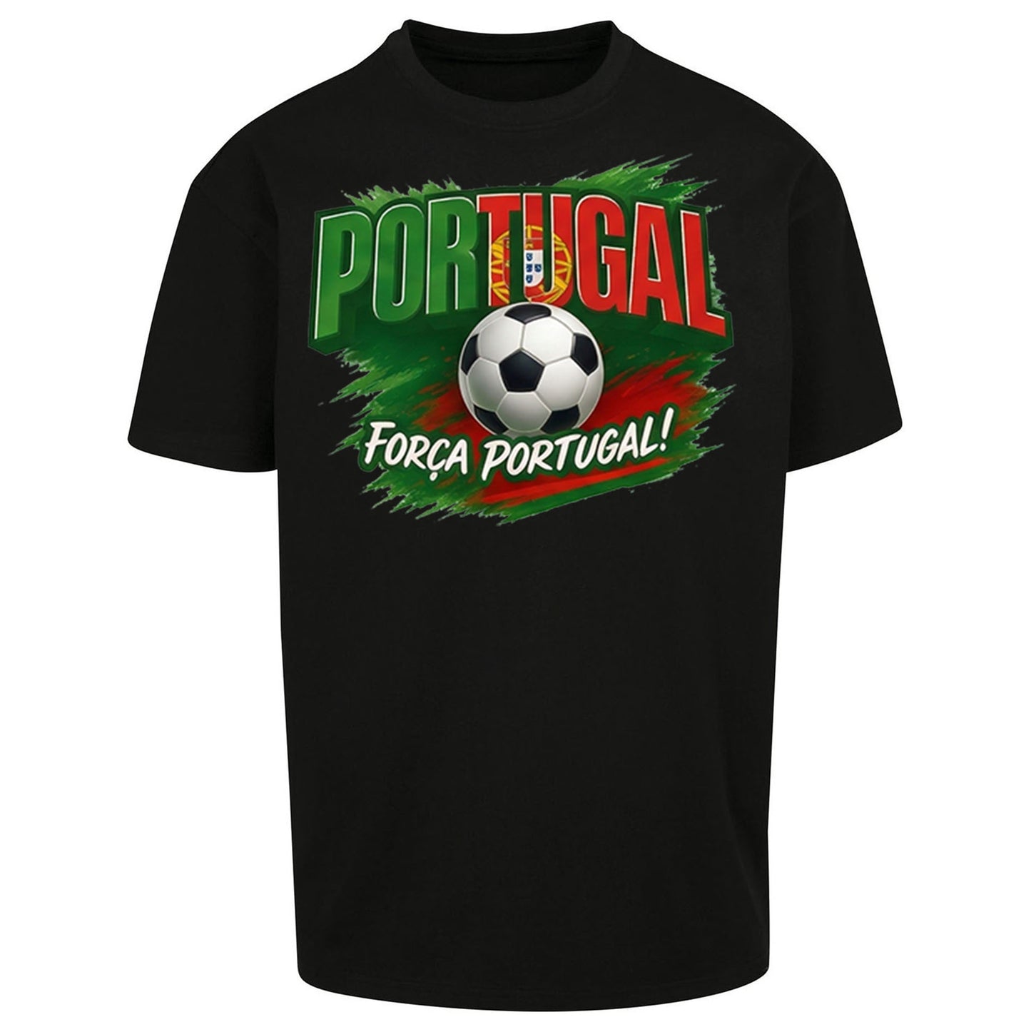 Portugal Retro World Cup Oversized T Shirt