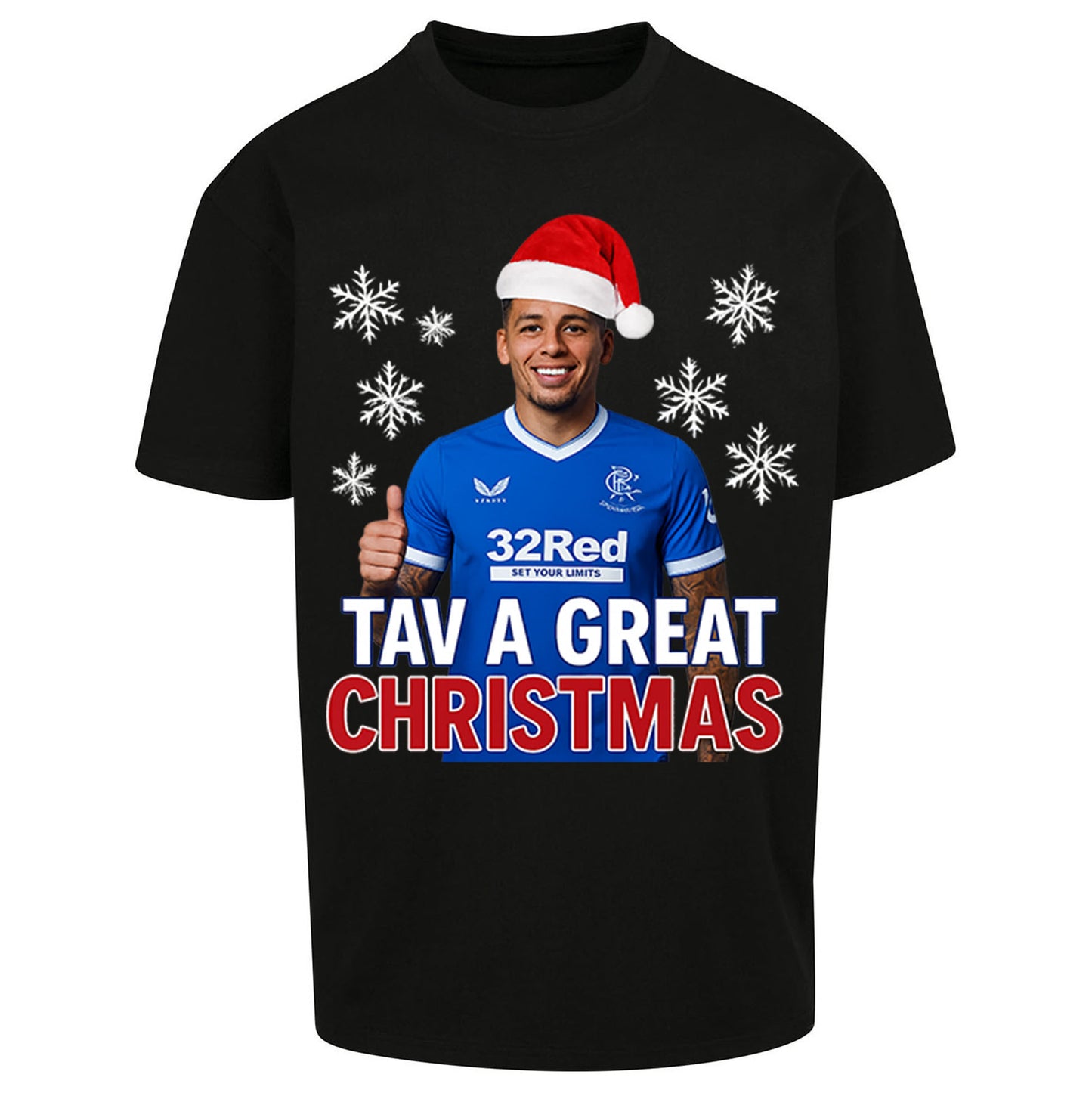 Tav a Great Christmas Rangers Oversized T Shirt