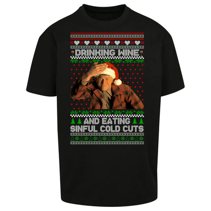 Ed Gein Wine Christmas Oversized T Shirt