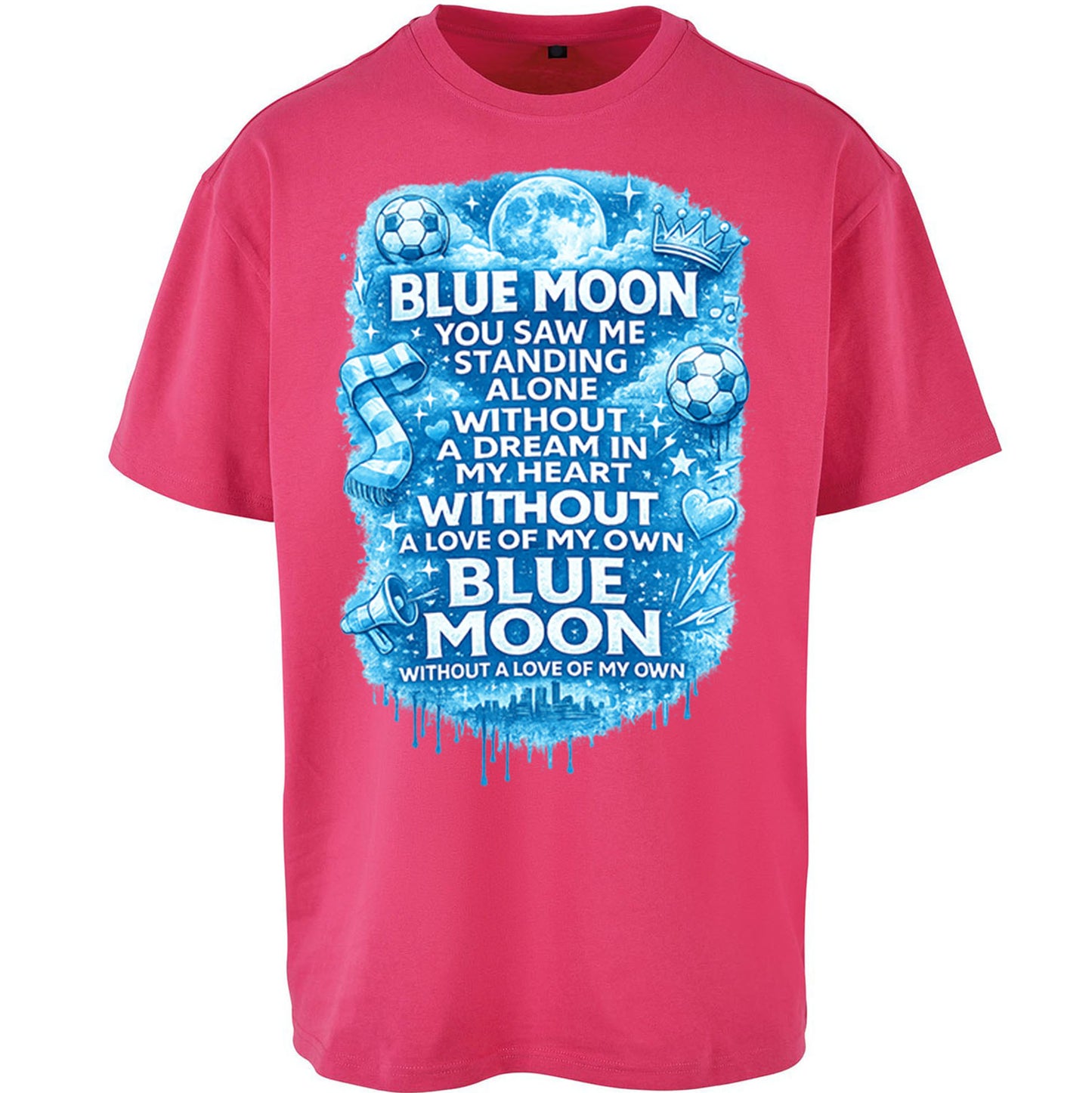 Manchester City Blue Moon Oversized T Shirt