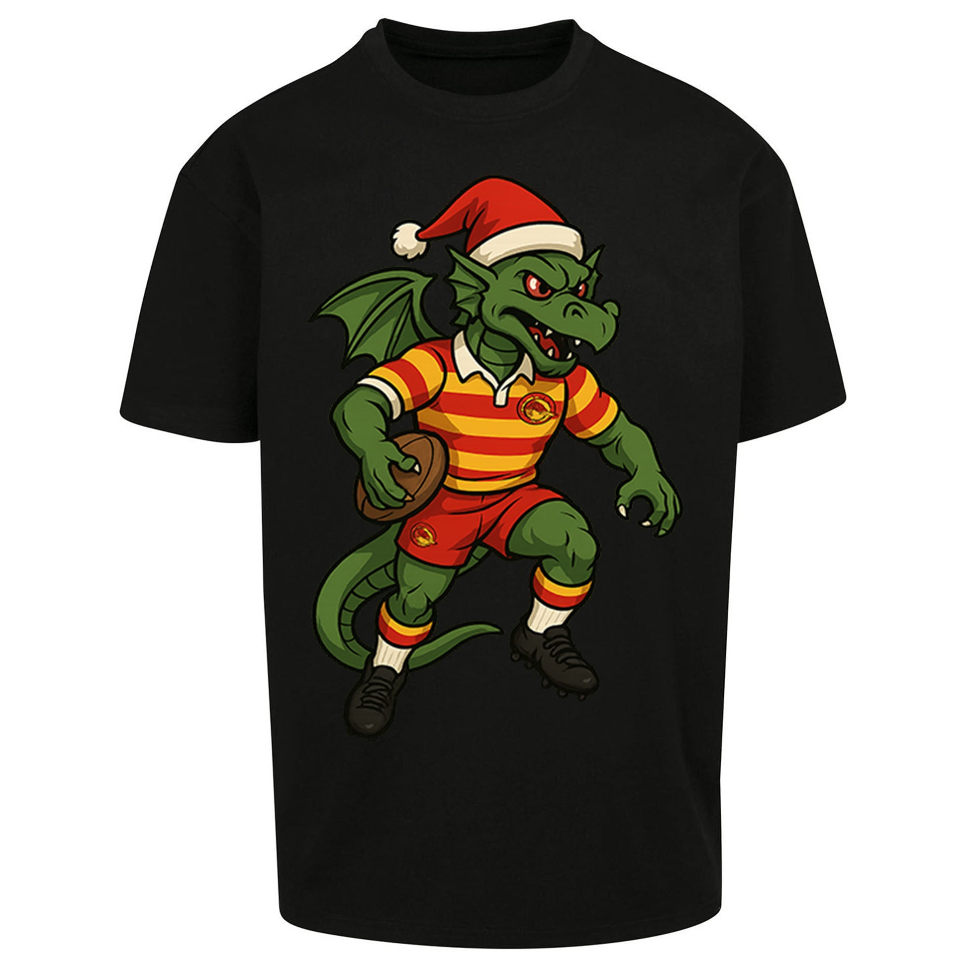 Catalans Dragons Christmas Oversized T Shirt