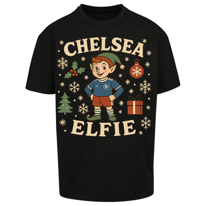 Chelsea FC Christmas Oversized T Shirt