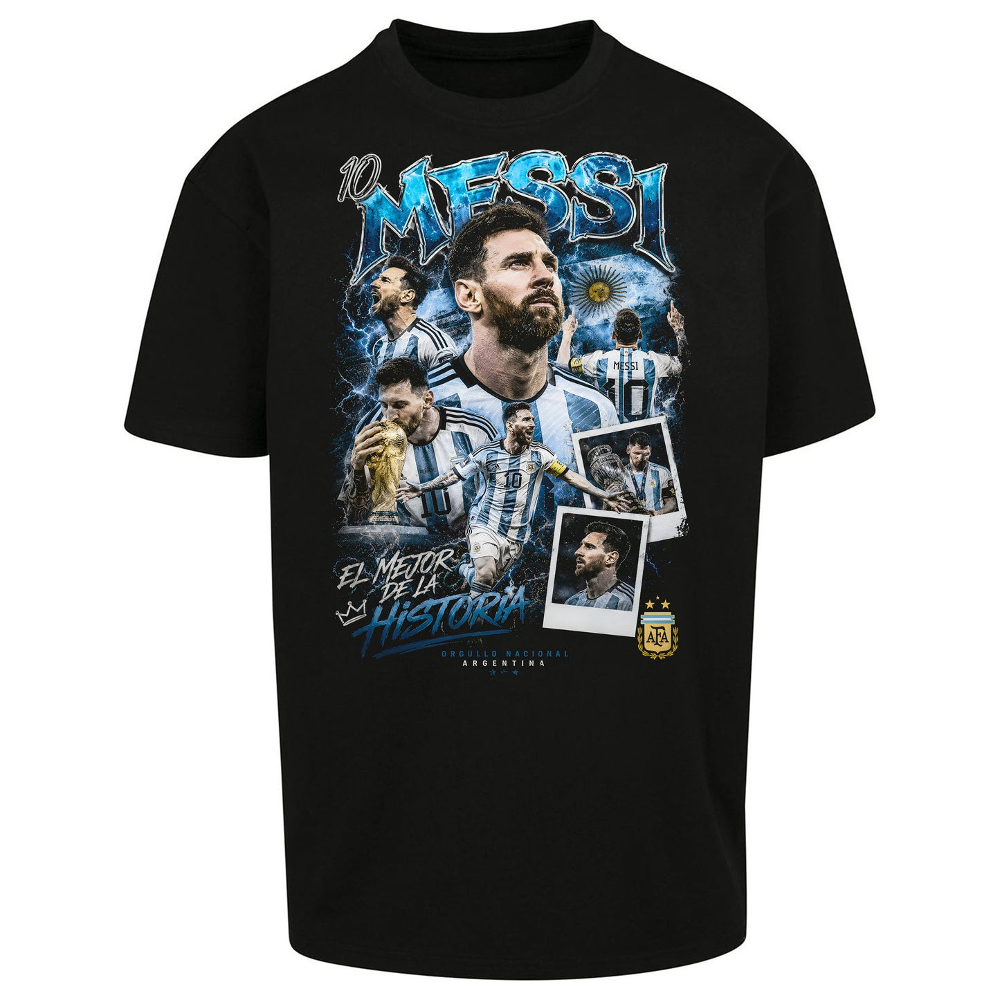 10 Messi Argentina Oversized T Shirt