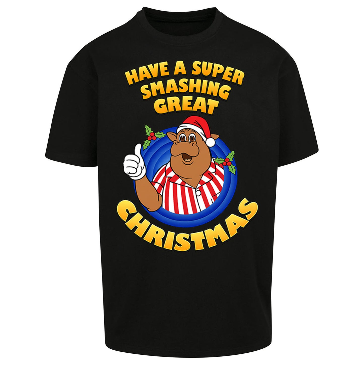 Bullseye Christmas Oversized T Shirt