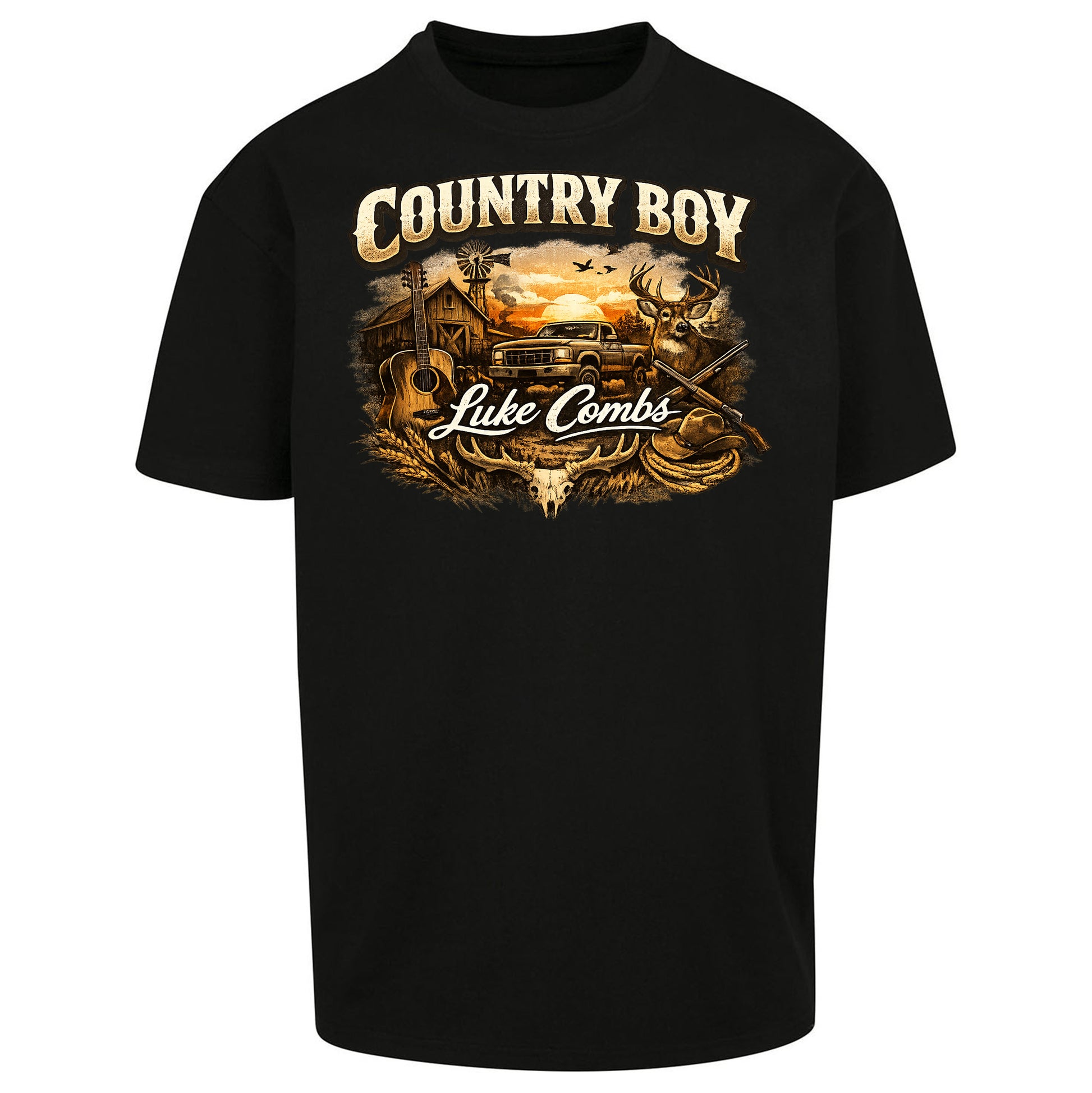Luke Combs Country Music Oversized T Shirt