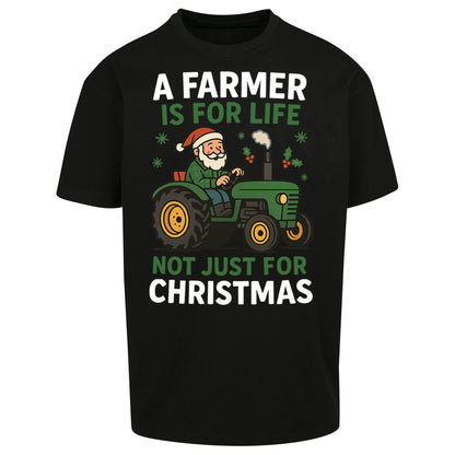 Farmer Christmas Oversized T Shirt