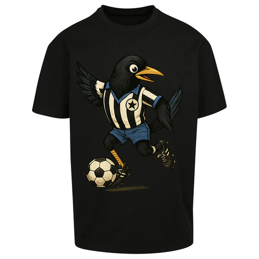 Retro Newcastle United Football Oversized T Shirt 