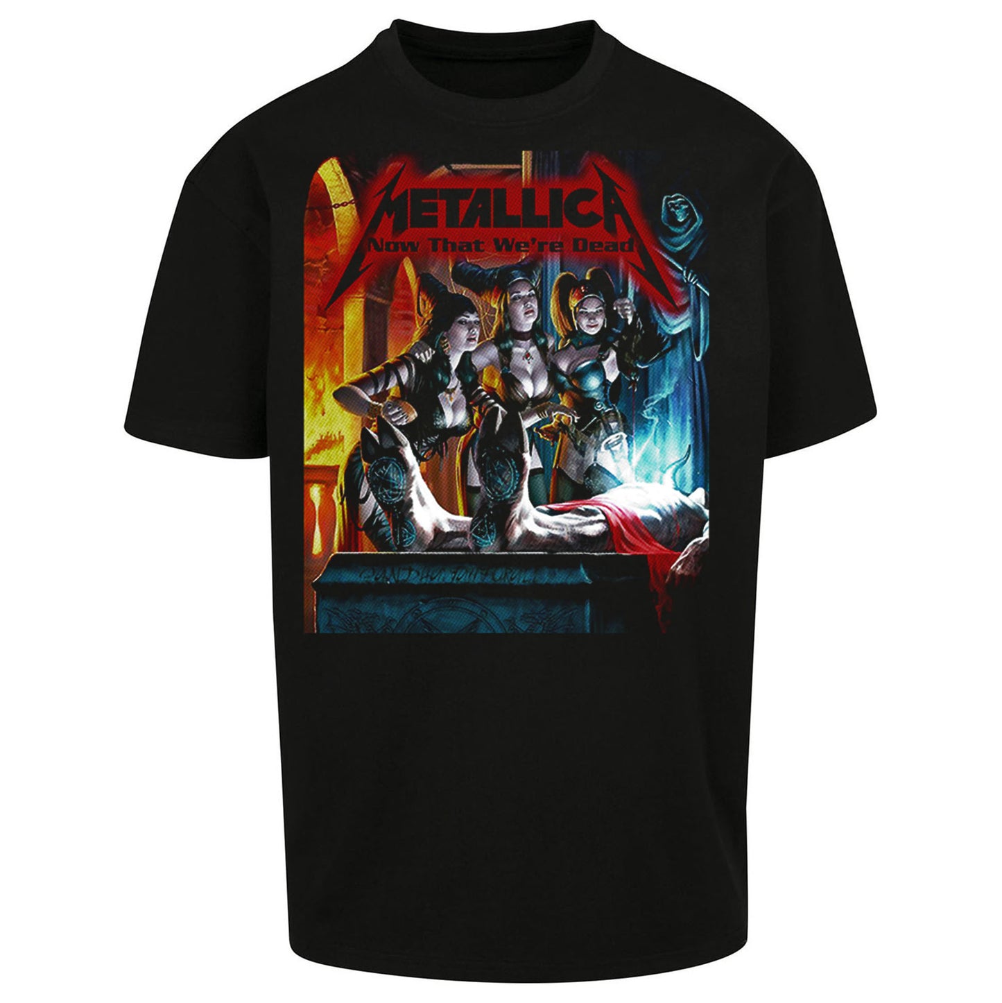 Metallica Now That Were Dead - Oversized T Shirt