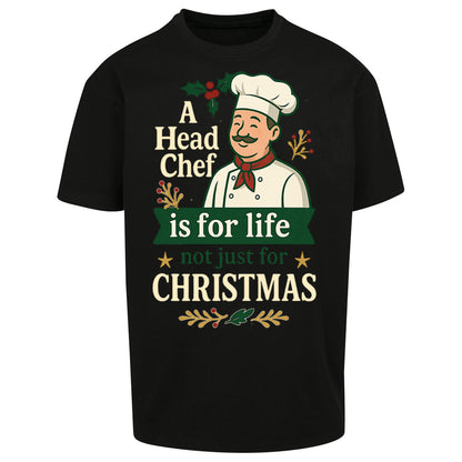 Head Chef Christmas Oversized T Shirt