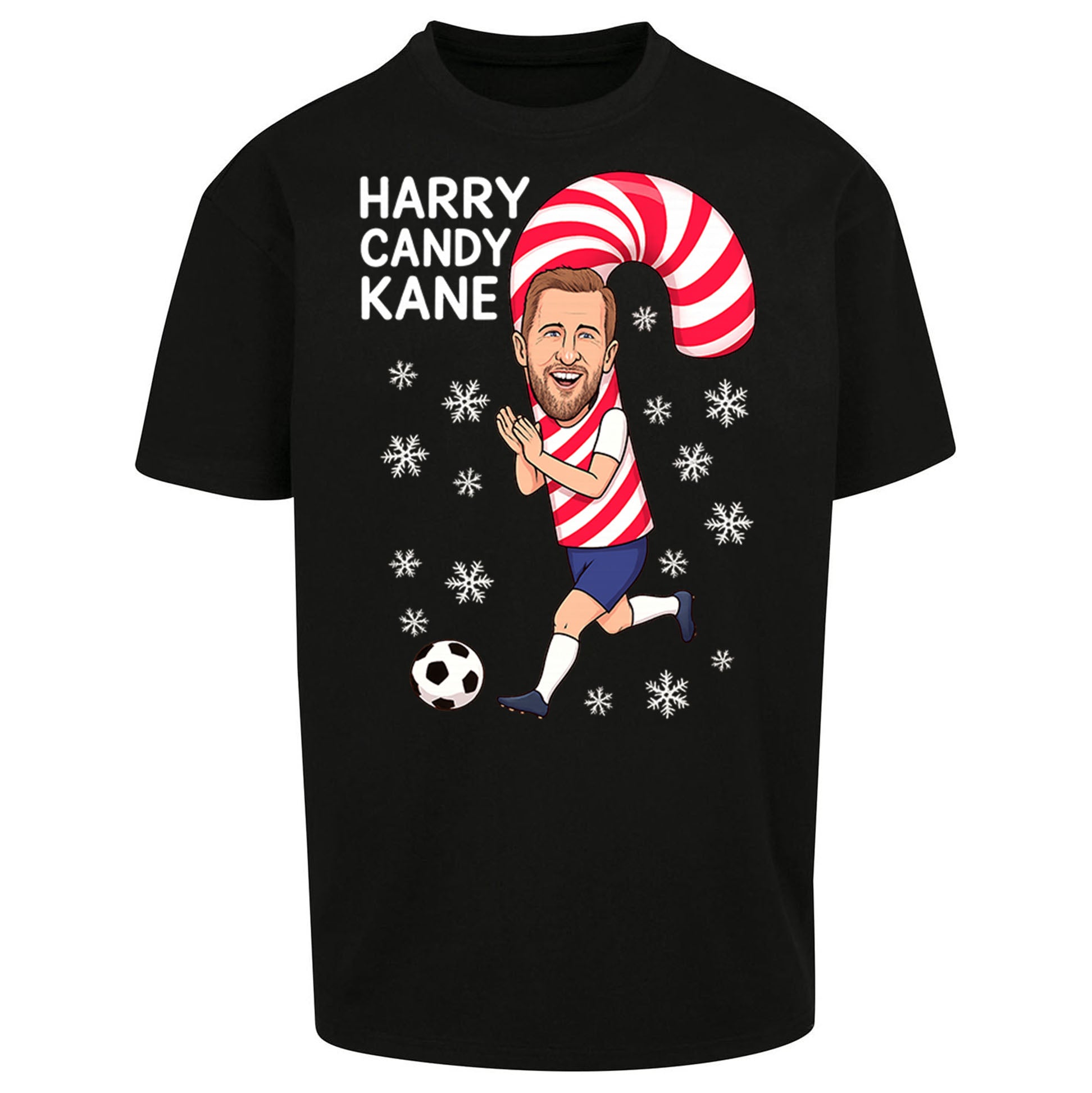 Harry Kane Christmas Oversized T Shirt