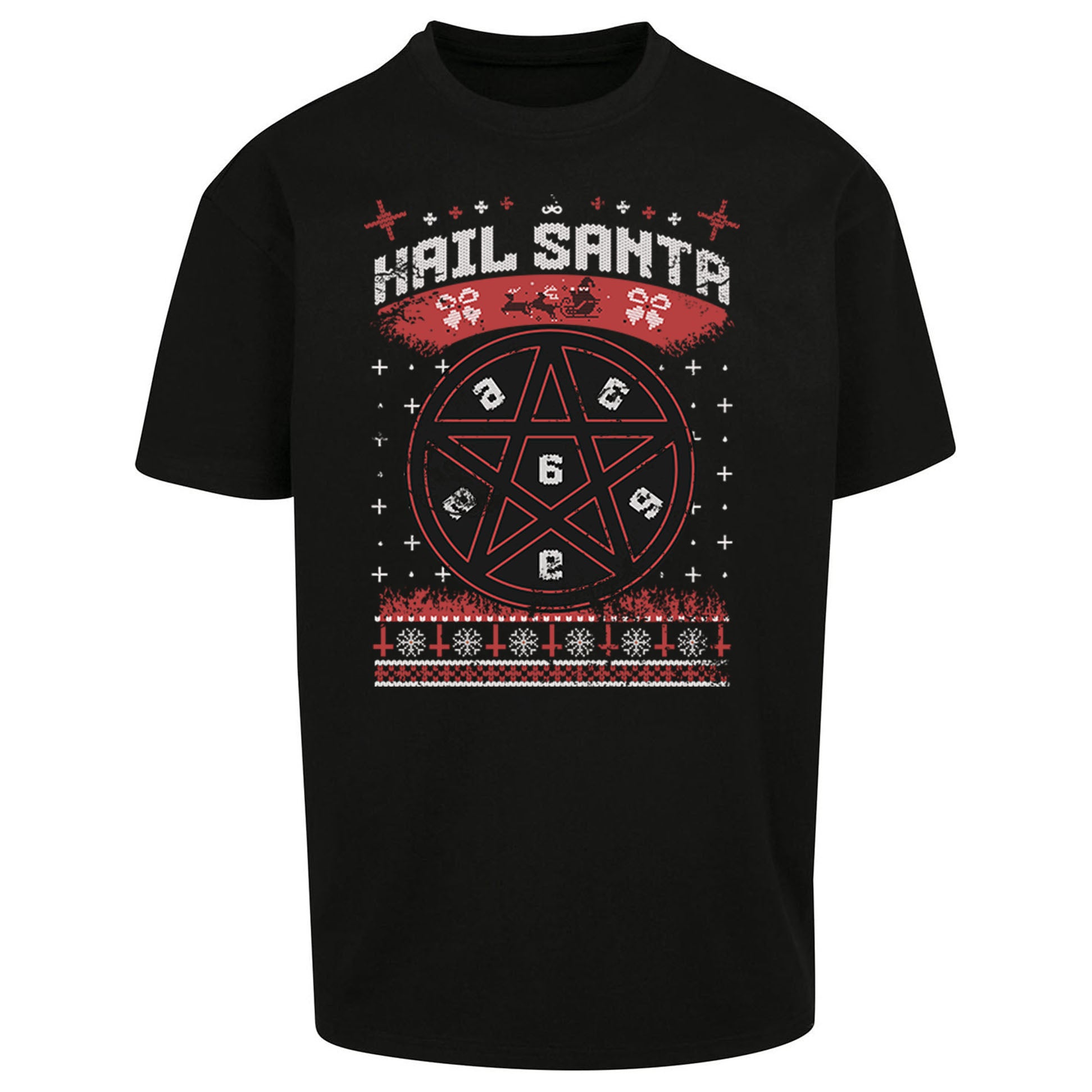 Hail Santa Oversized T Shirt