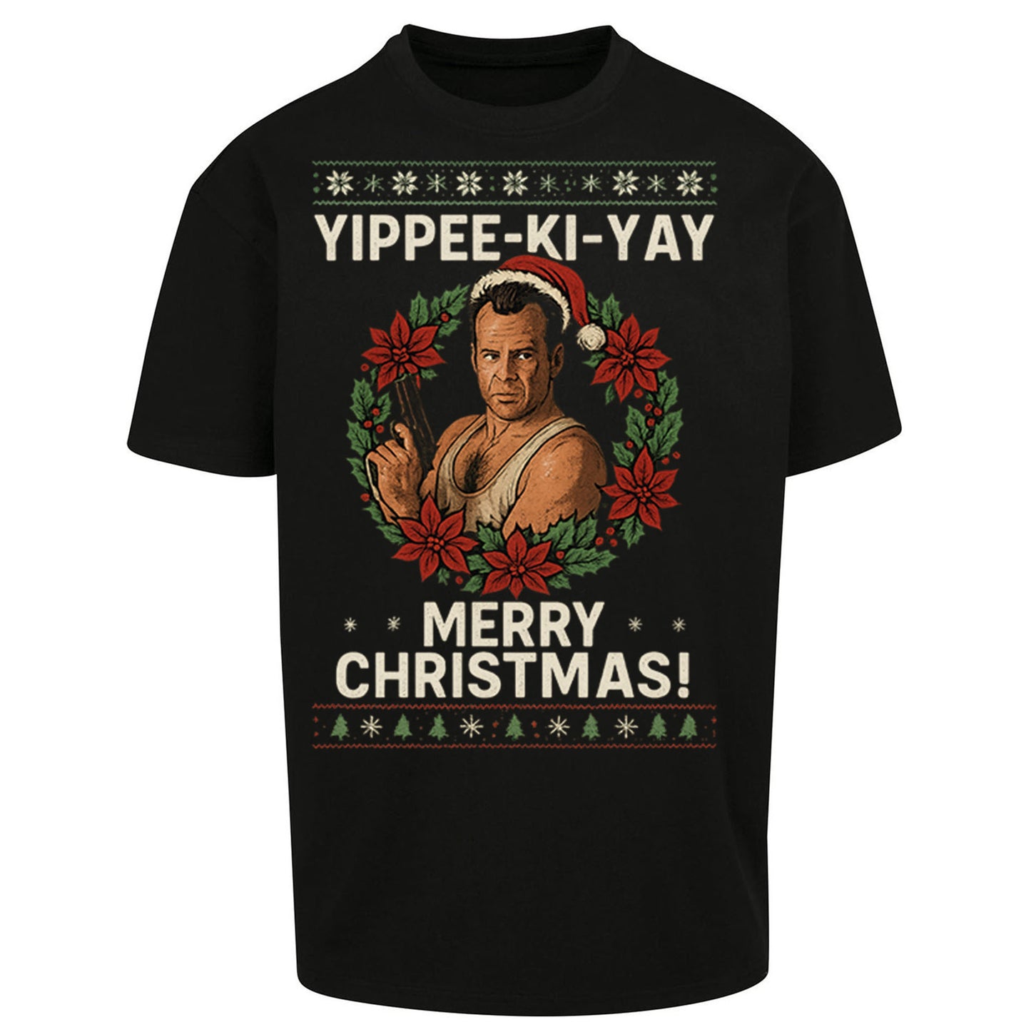 Yippee-Ki-Yay Die Hard Oversized T Shirt 