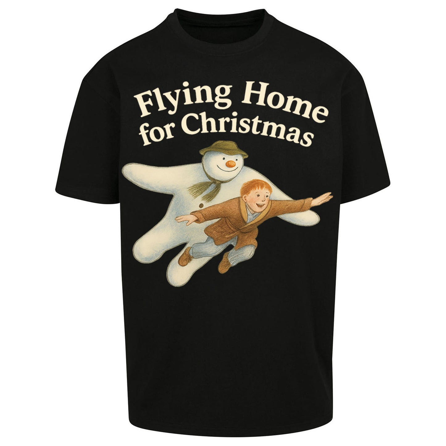 The Snowman Movie Christmas Oversized T Shirt