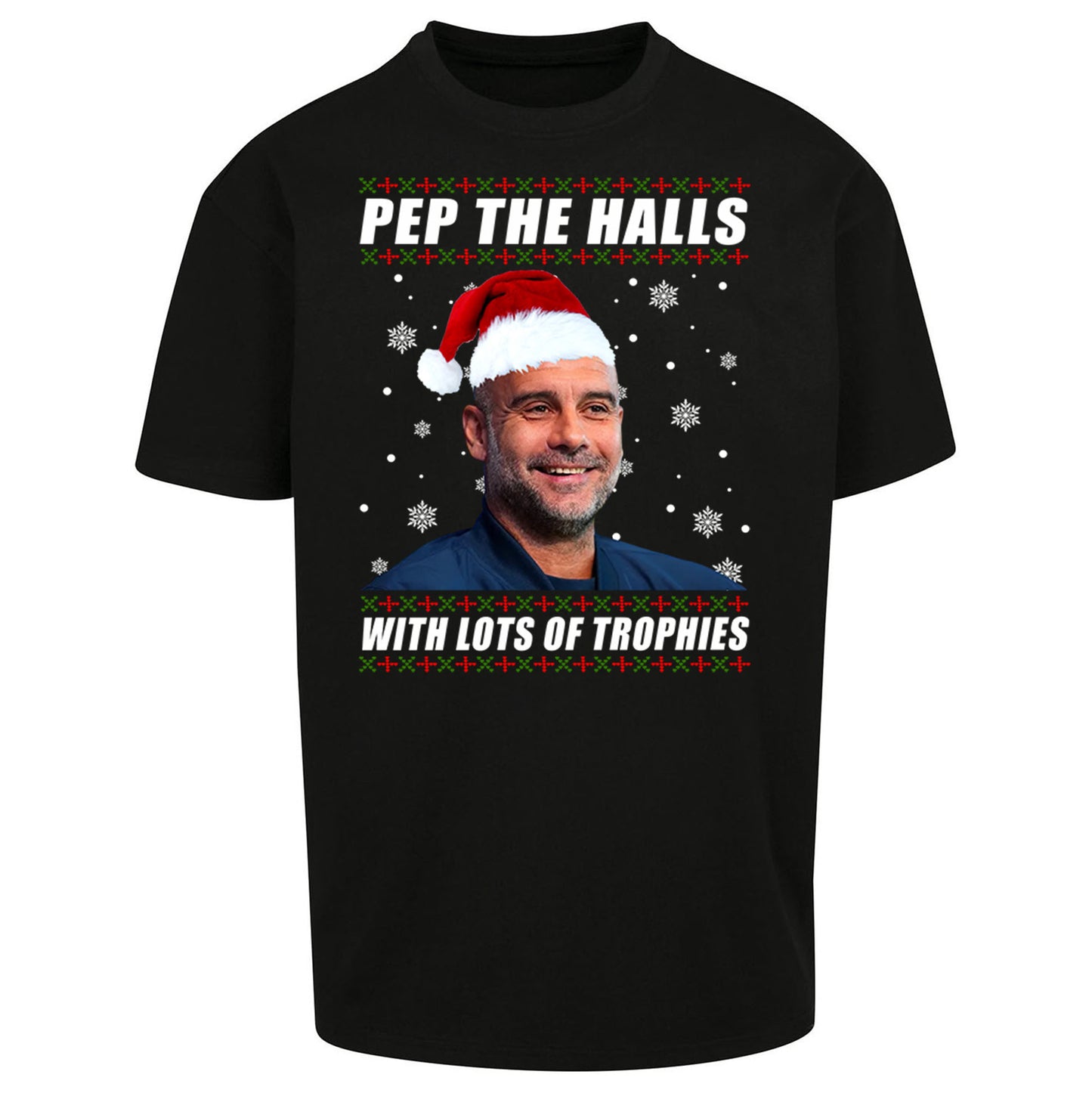 Pep Guardiola Christmas Oversized T Shirt 