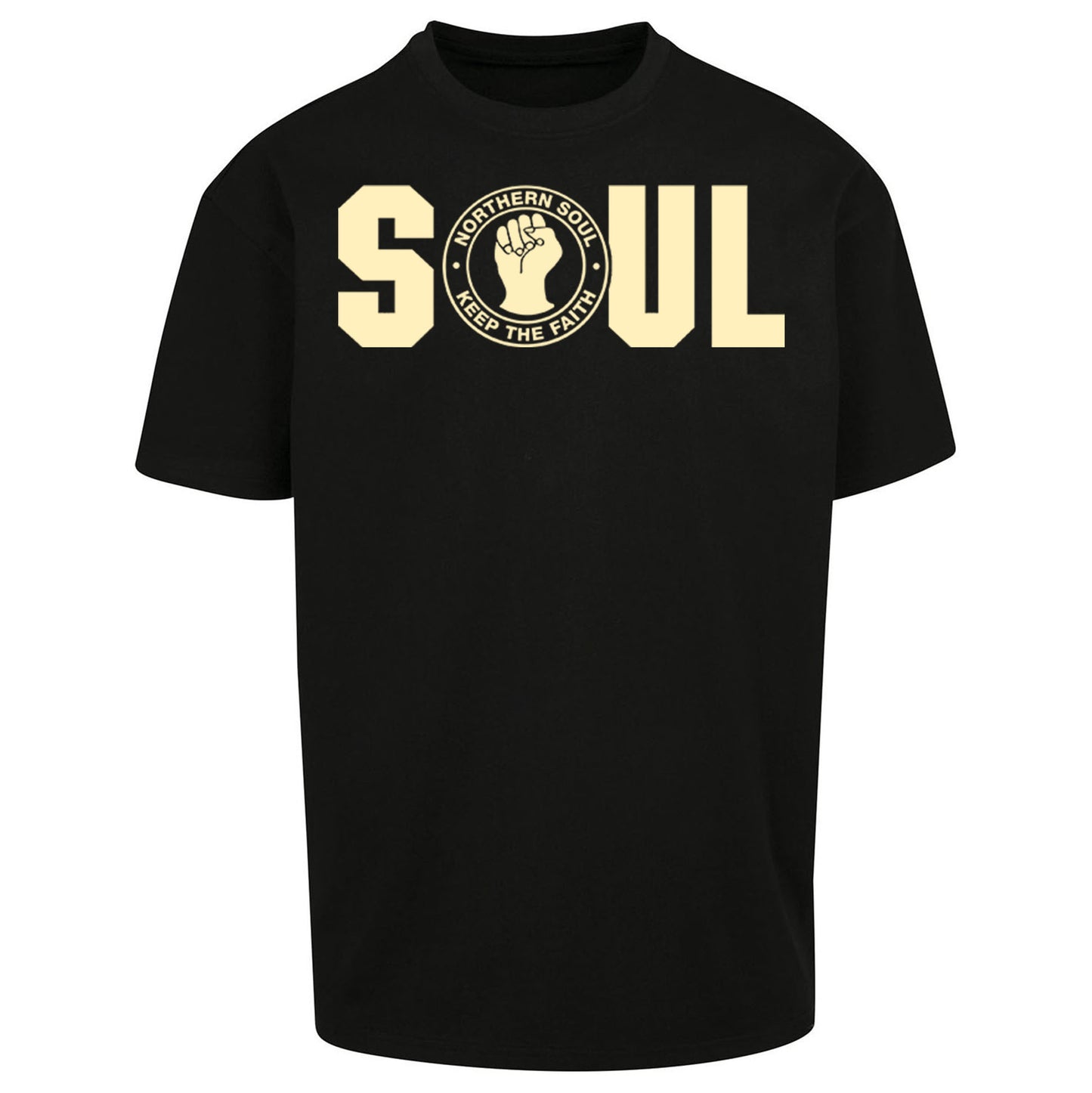 Northern Soul Keep The Faith Logo Oversized T Shirt