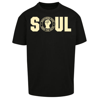 Northern Soul Keep The Faith Logo Oversized T Shirt