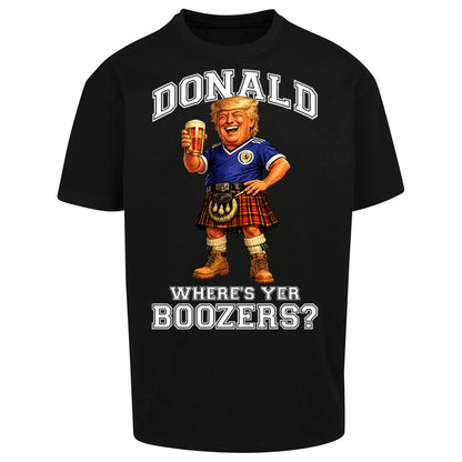 Donald Trump Scotland World Cup Oversized T Shirt