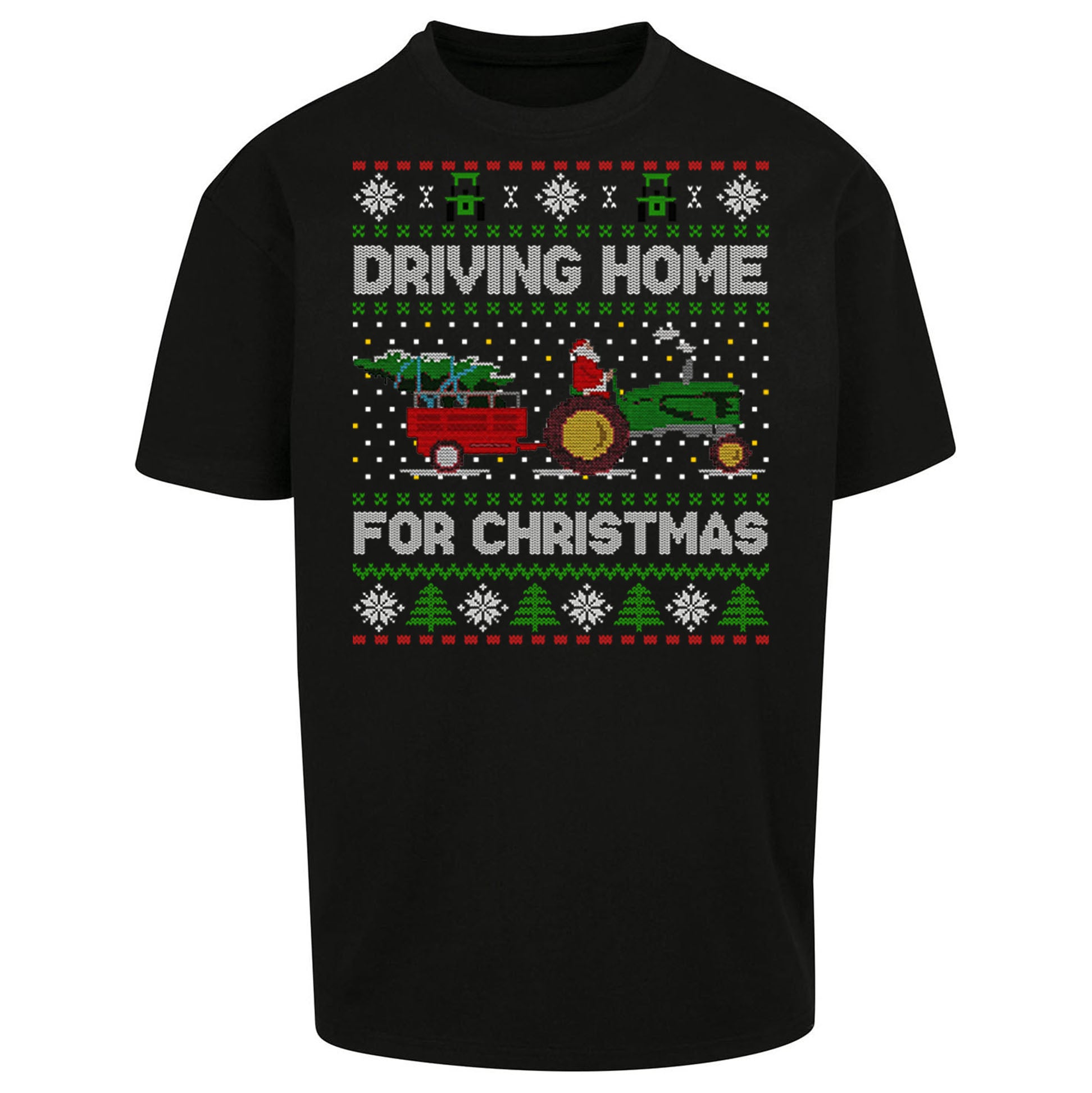 John Deere Christmas Oversized T Shirt
