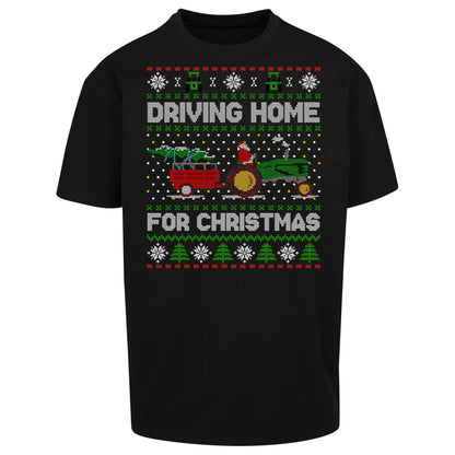John Deere Christmas Oversized T Shirt