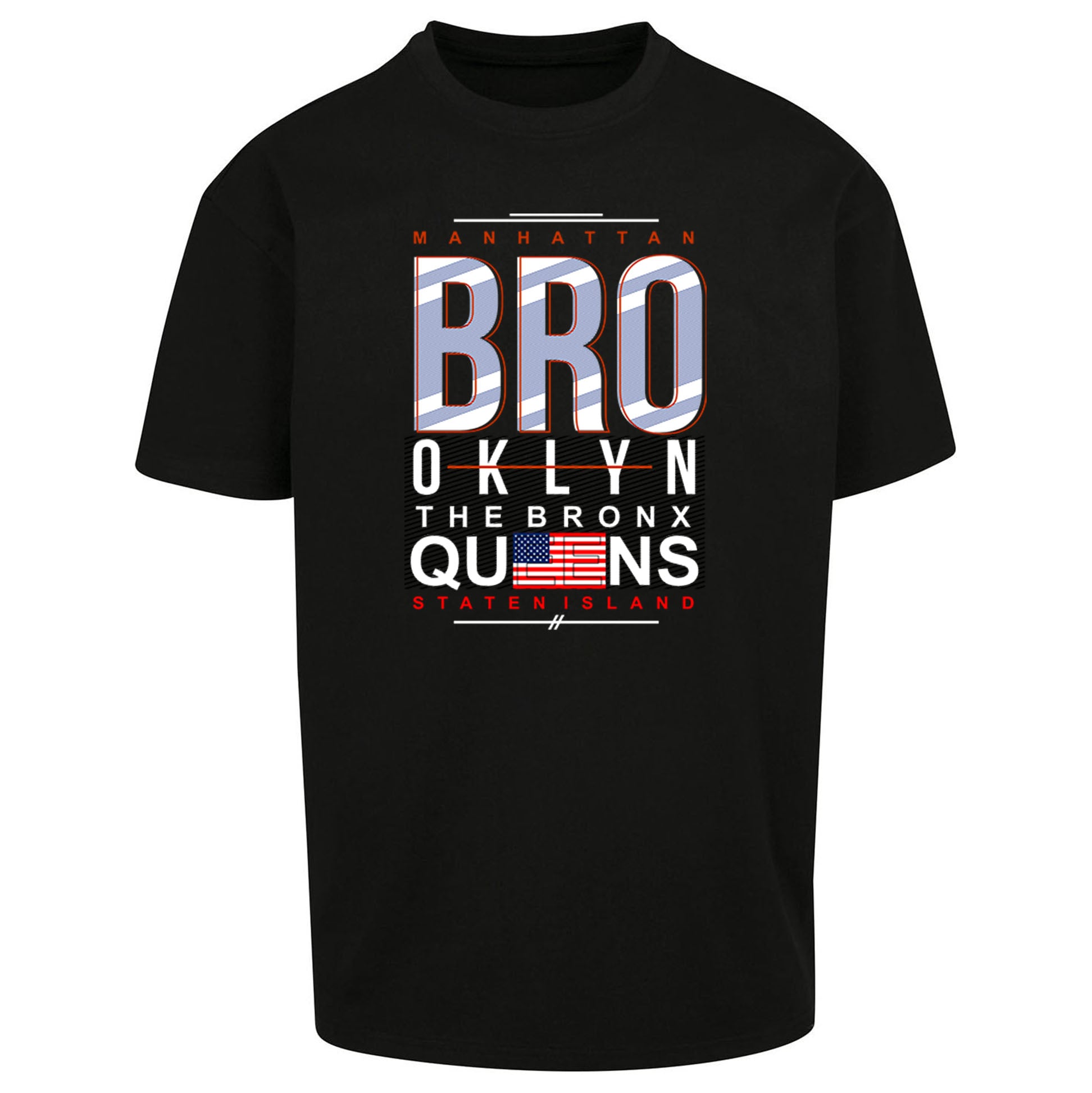 Brooklyn New York State Oversized T Shirt