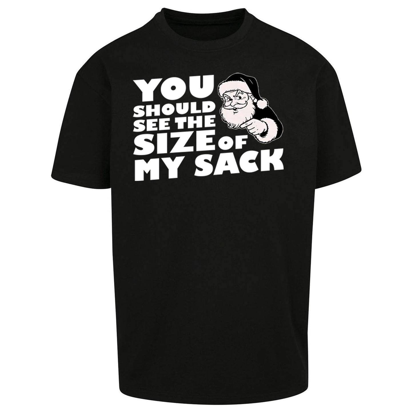 Santas Sack Oversized T Shirt