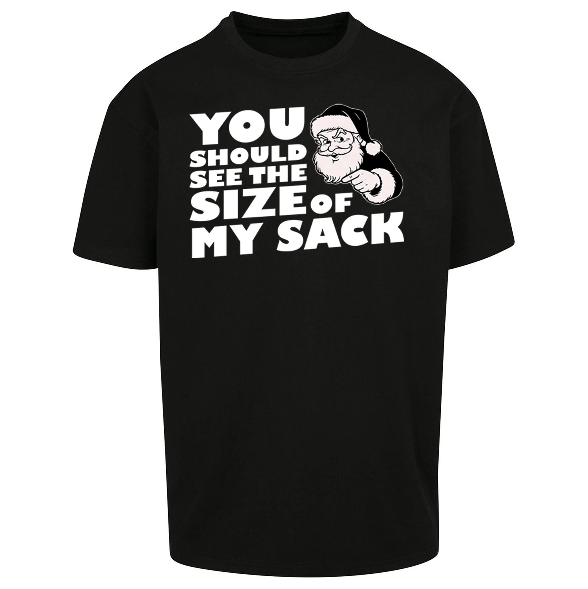 Santas Sack Oversized T Shirt
