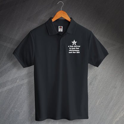Bus Driver Christmas Polo Shirt