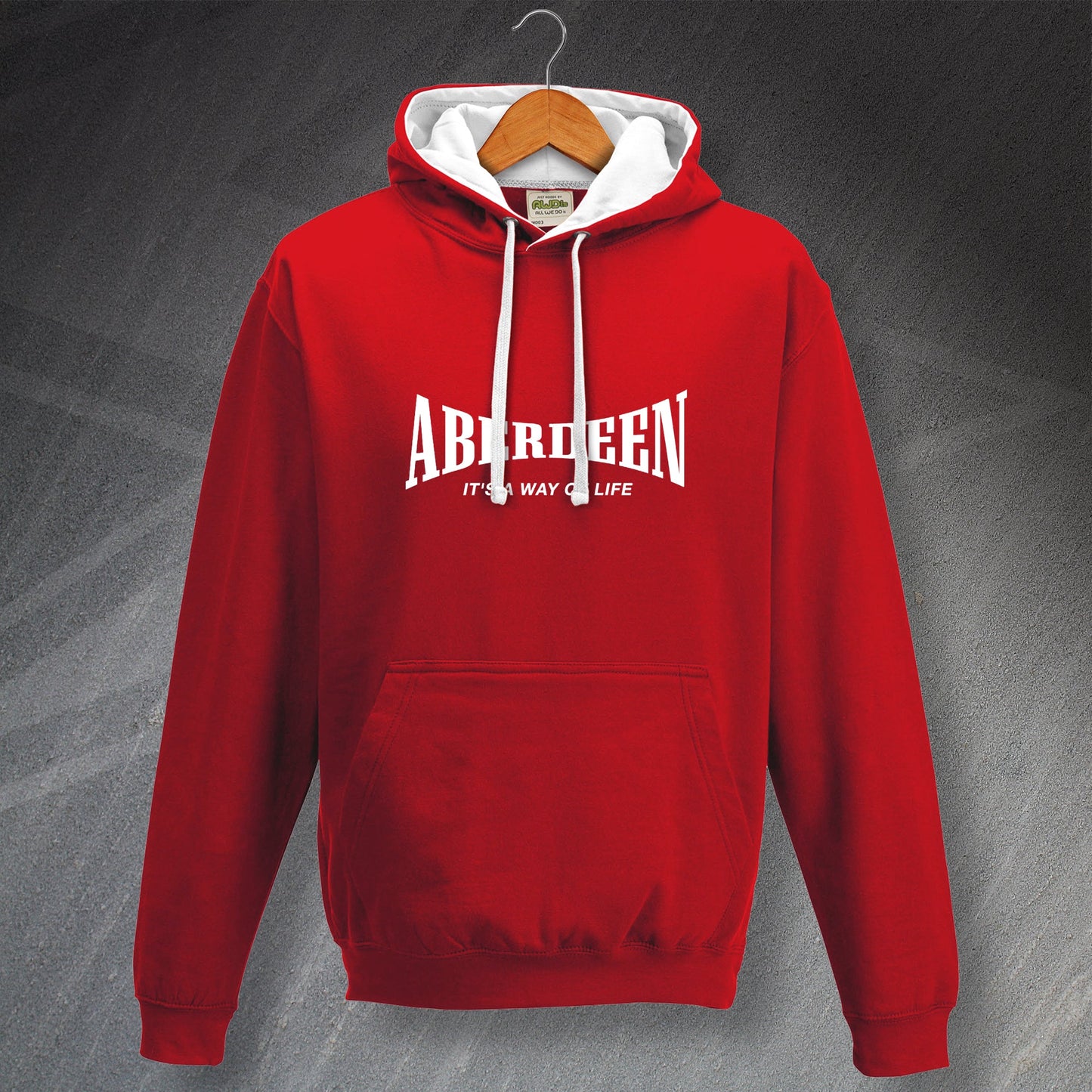 Aberdeen Football Contrast Hoodie