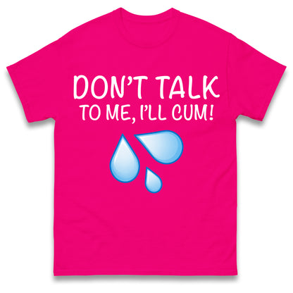 Don't Talk To Me I'll Cum T Shirt
