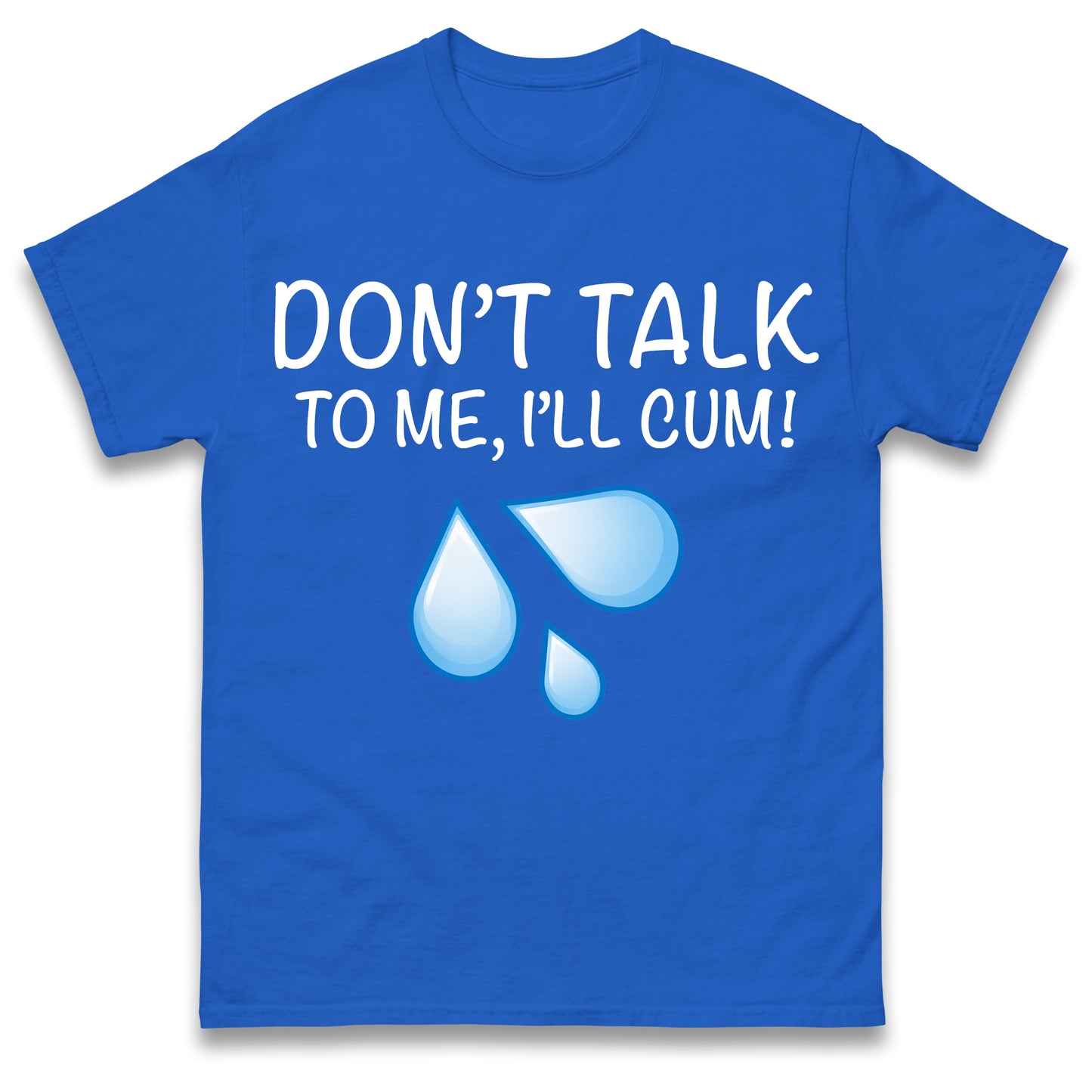 Don't Talk To Me I'll Cum T Shirt