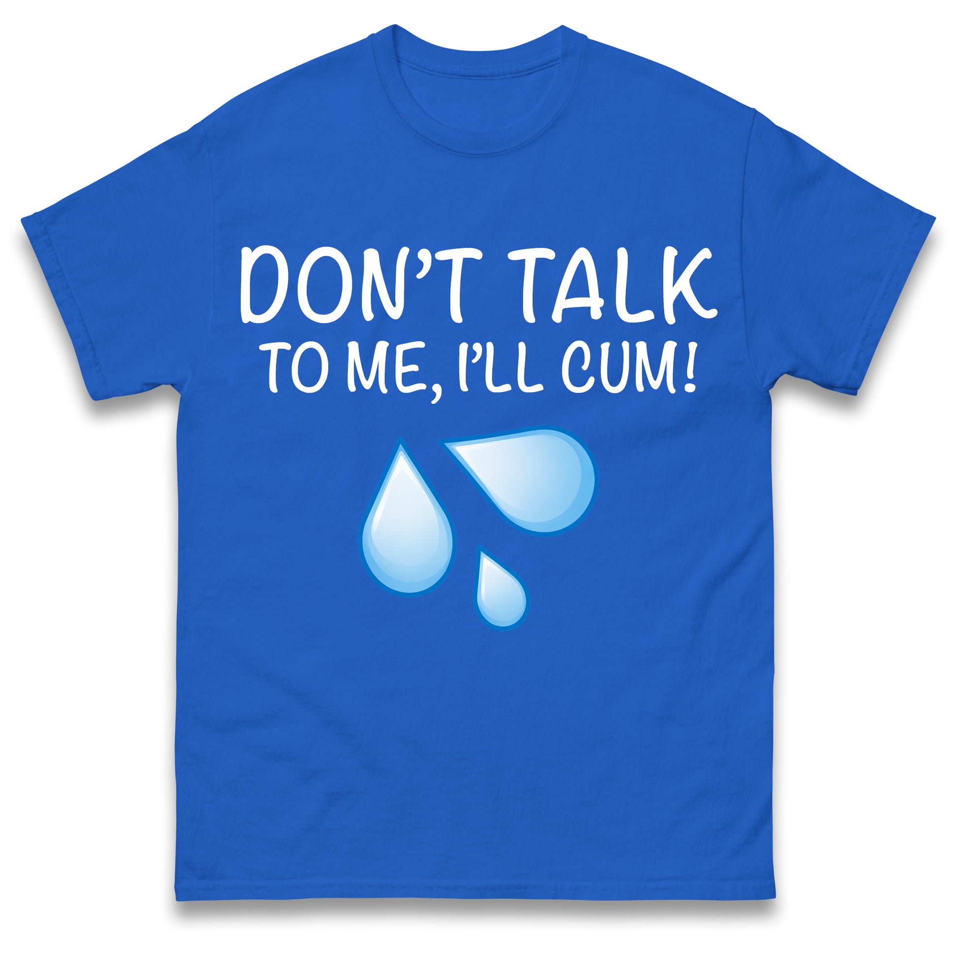 Don't Talk To Me I'll Cum T Shirt
