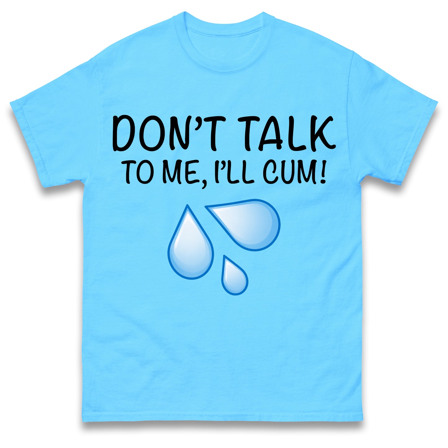 Don't Talk To Me I'll Cum T Shirt