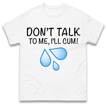 Don't Talk To Me I'll Cum T Shirt