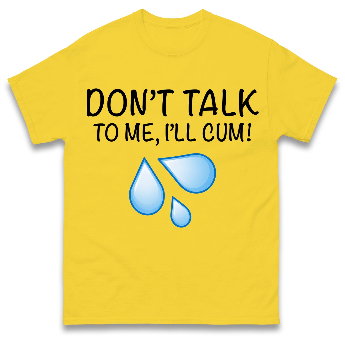 Don't Talk To Me I'll Cum T Shirt