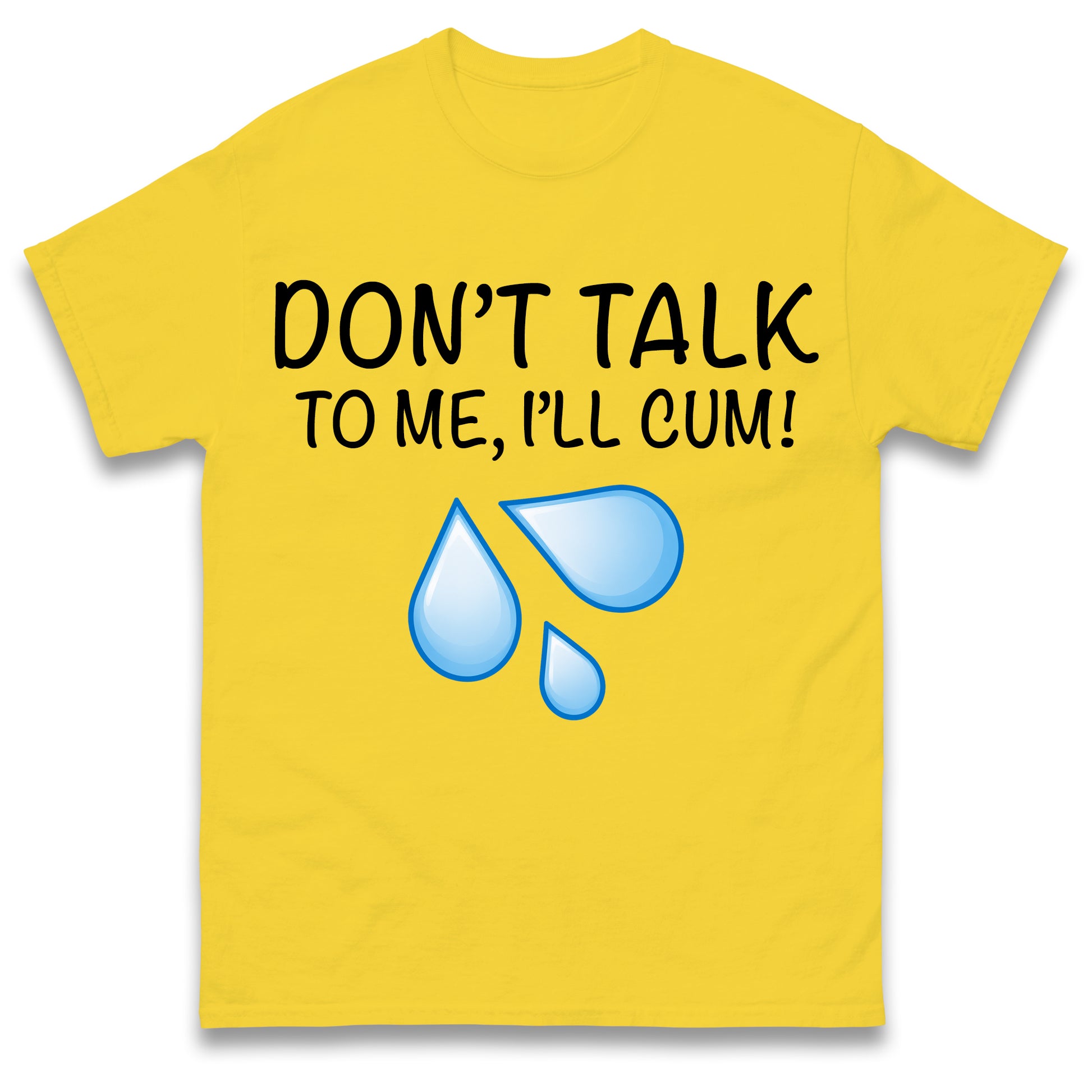 Don't Talk To Me I'll Cum T Shirt