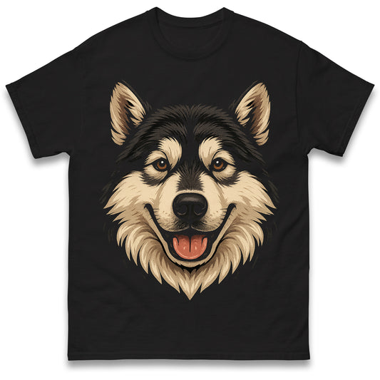 Alaskan Malamute Face T Shirt