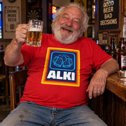 Alcoholic T Shirt Funny