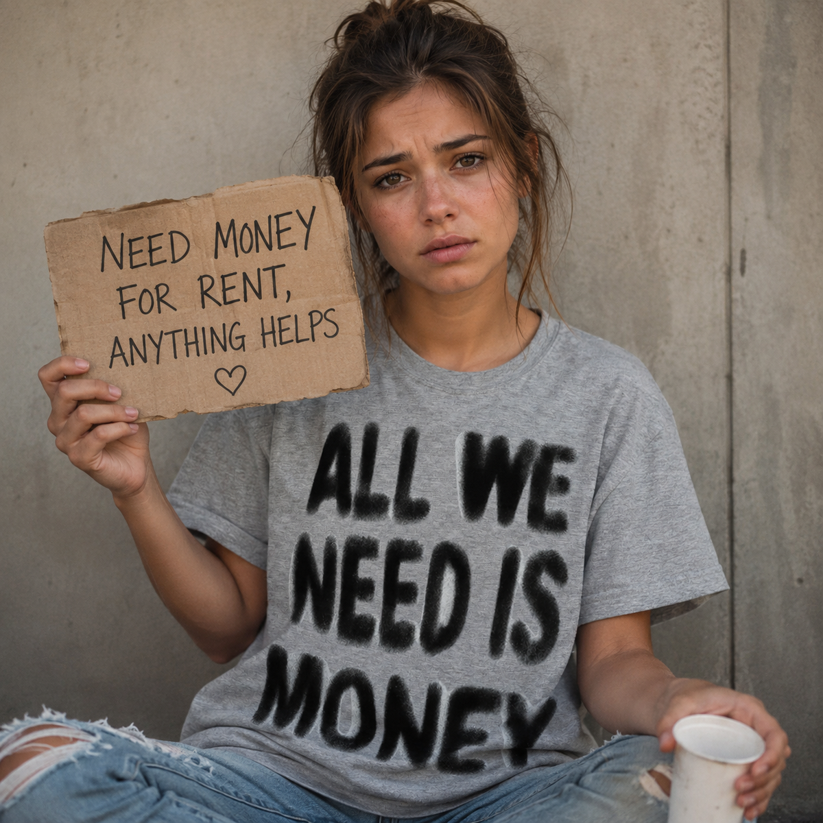 All We Need is Money T Shirt