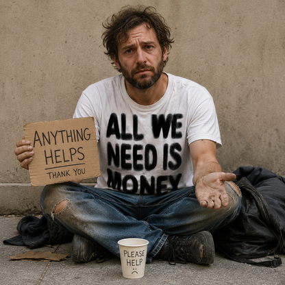 All We Need is Money T Shirt