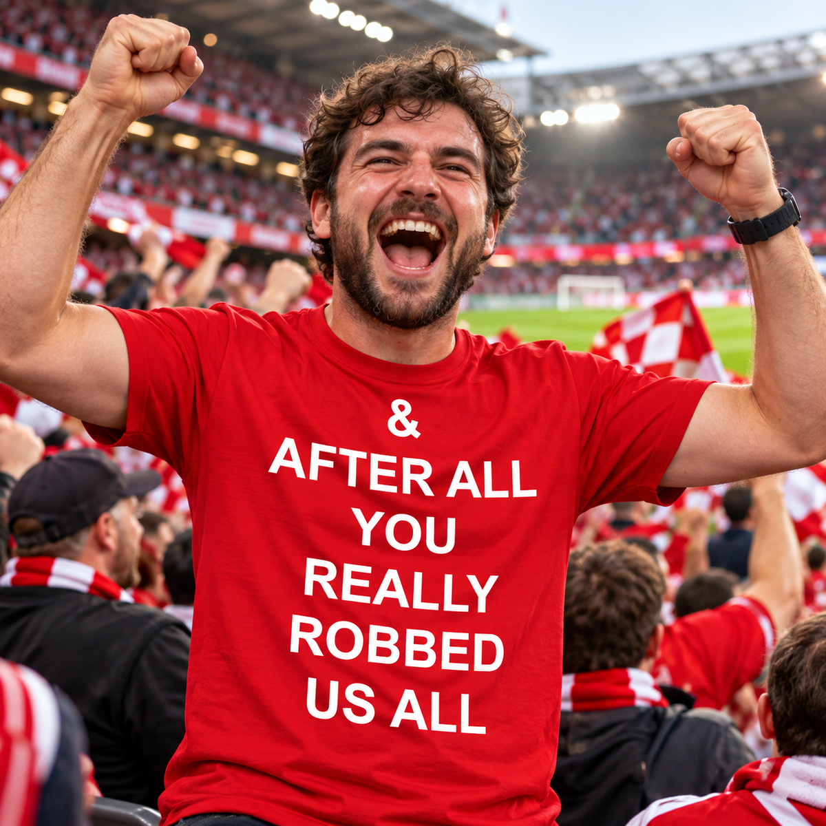 And After All You Really Robbed Us All Man City Cheats T Shirt
