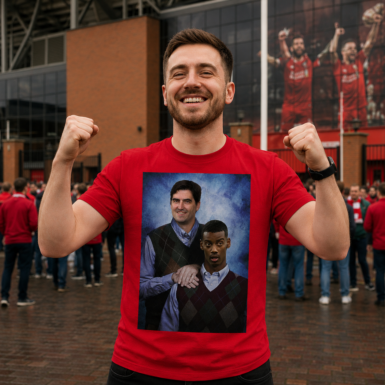 Andoni Iraola & Alexander Isak Liverpool Step Brothers T Shirt