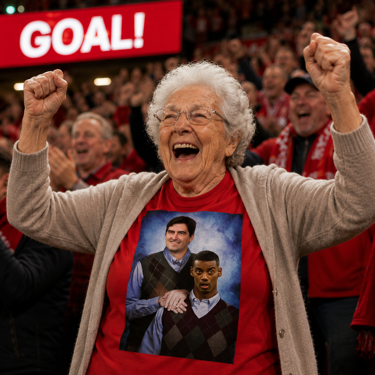 Andoni Iraola & Alexander Isak Liverpool Step Brothers T Shirt