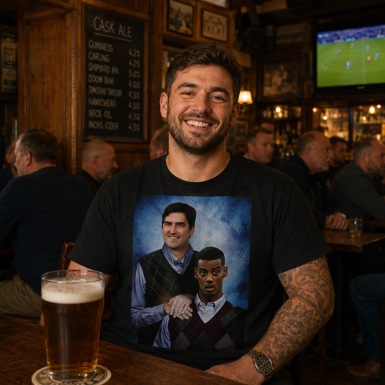 Andoni Iraola & Alexander Isak Liverpool Step Brothers T Shirt