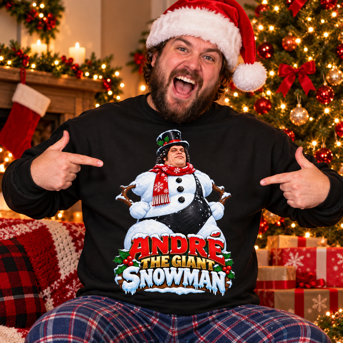 Andre The Giant Christmas Jumper