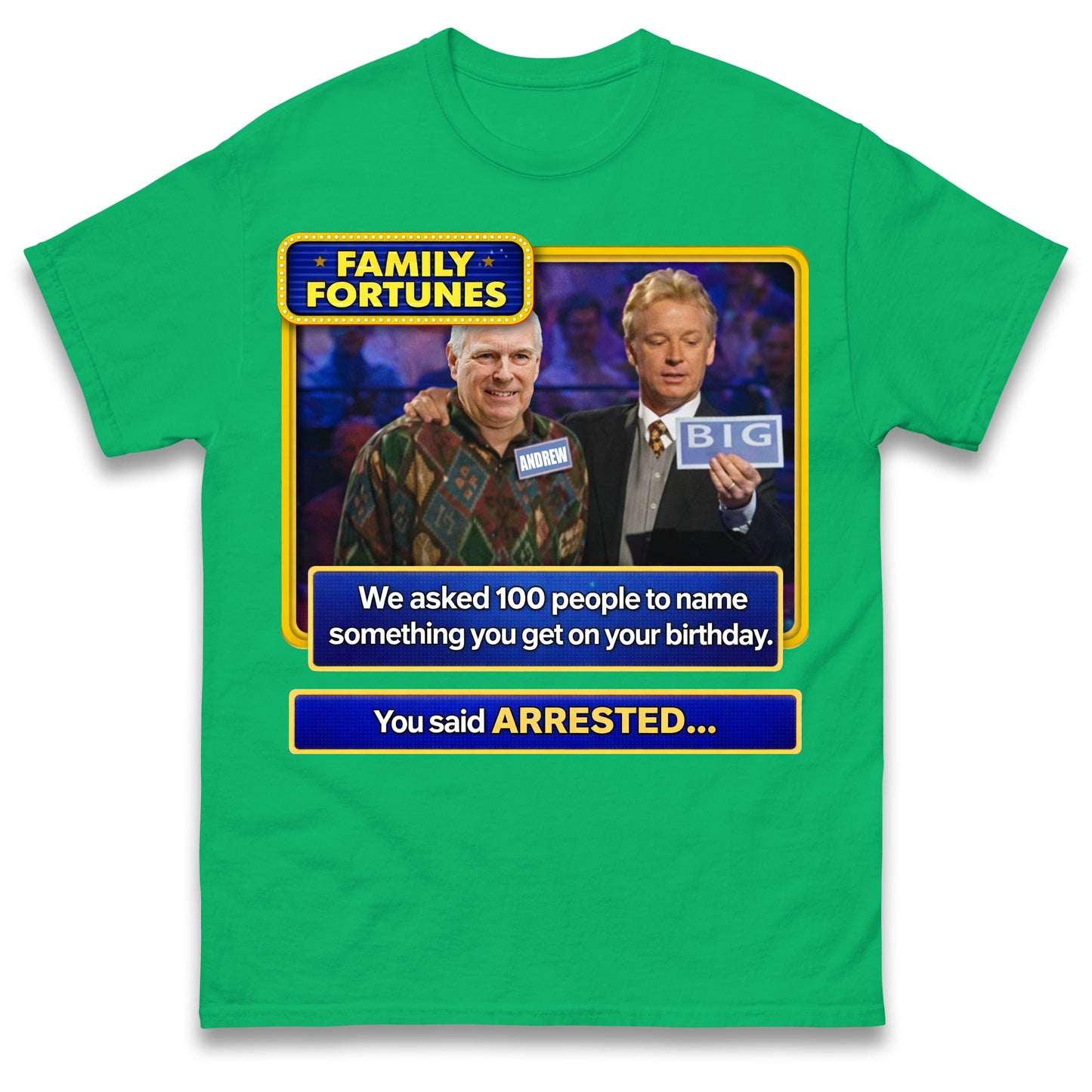 Andrew Mountbatten-Windsor Arrested on 66th Birthday T Shirt