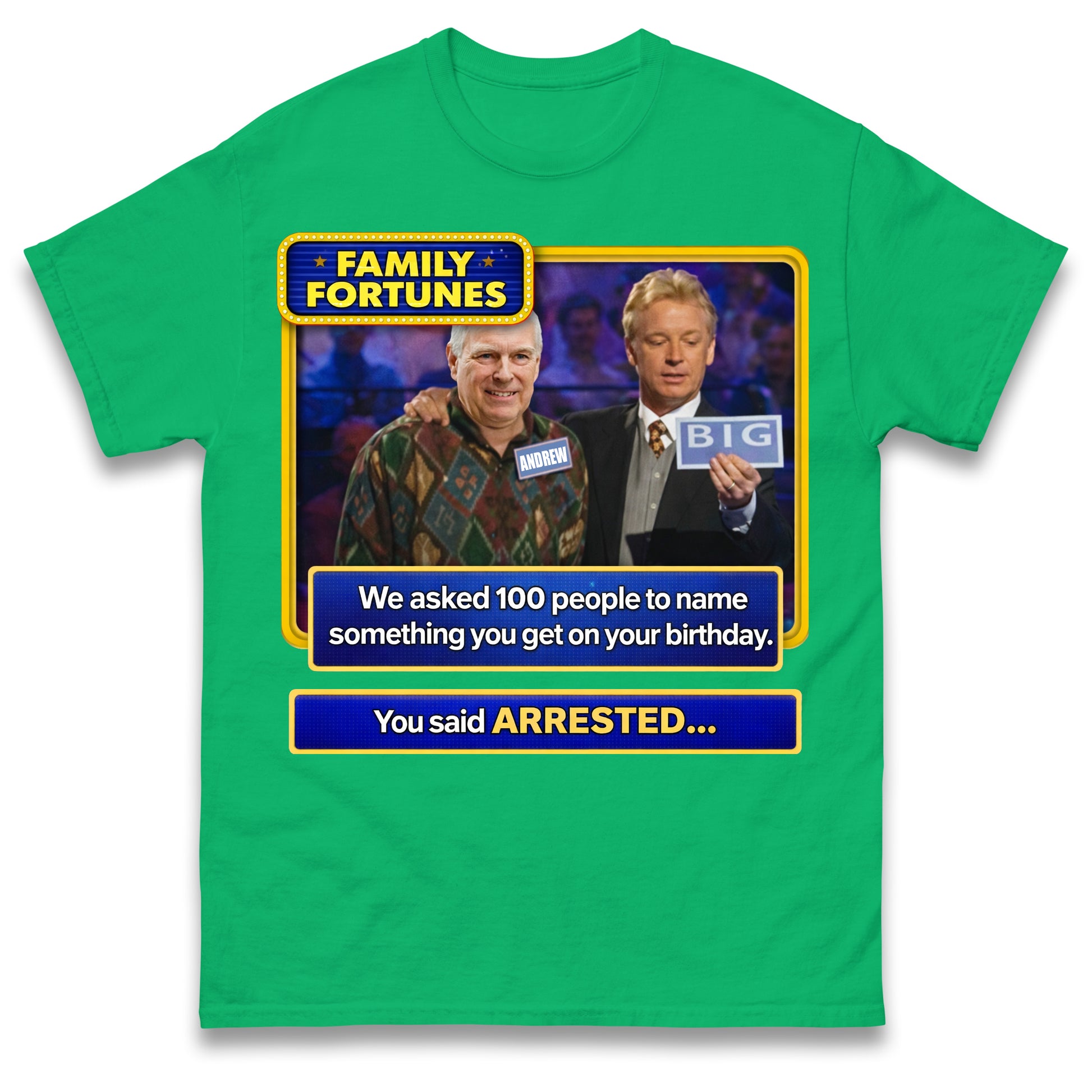 Andrew Mountbatten-Windsor Arrested on 66th Birthday T Shirt