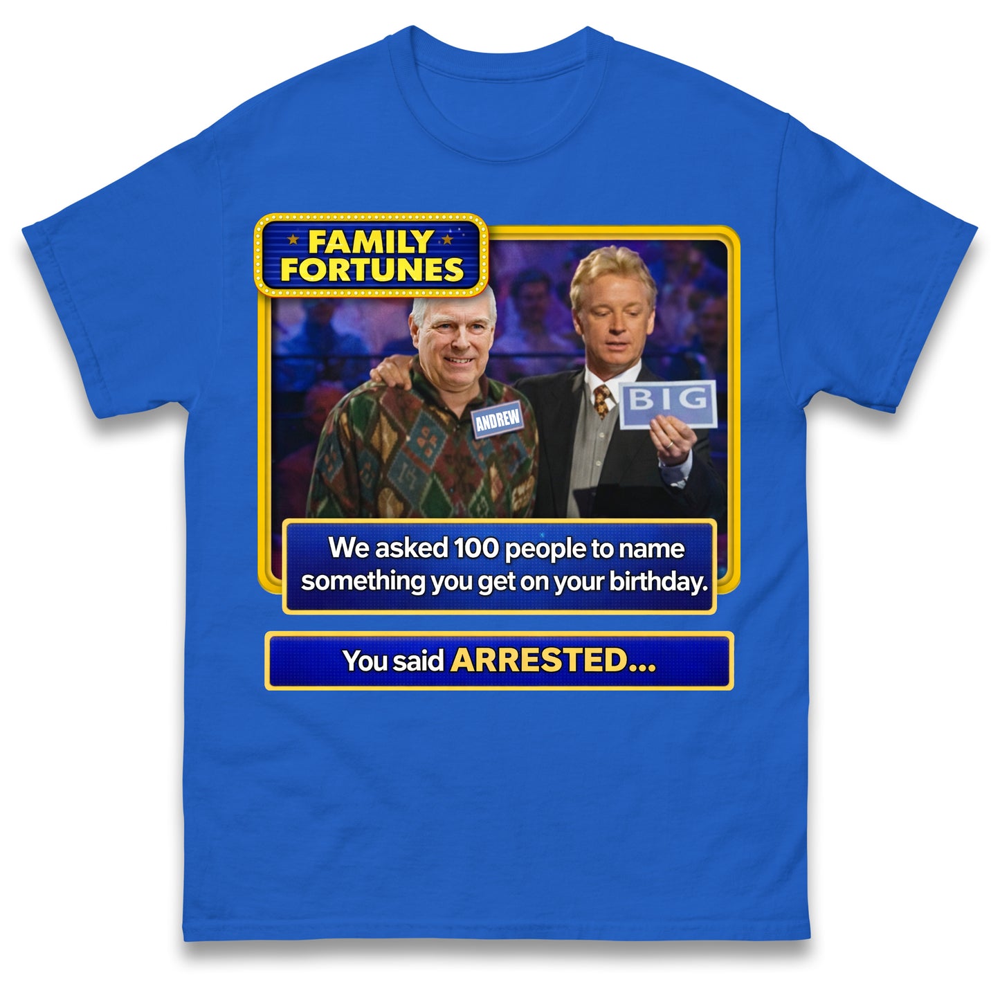 Andrew Mountbatten-Windsor Arrested on 66th Birthday T Shirt