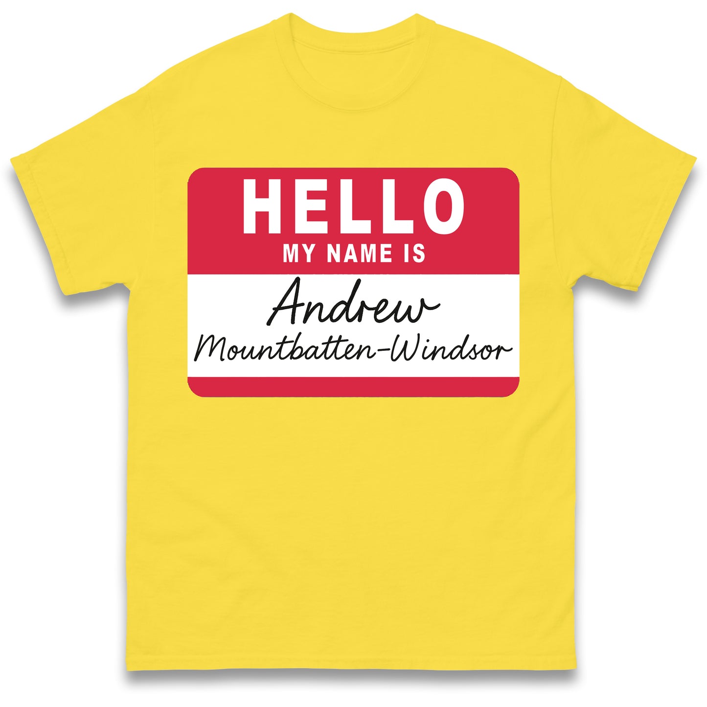 Andrew Mountbatten Windsor T Shirt