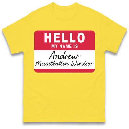 Andrew Mountbatten Windsor T Shirt