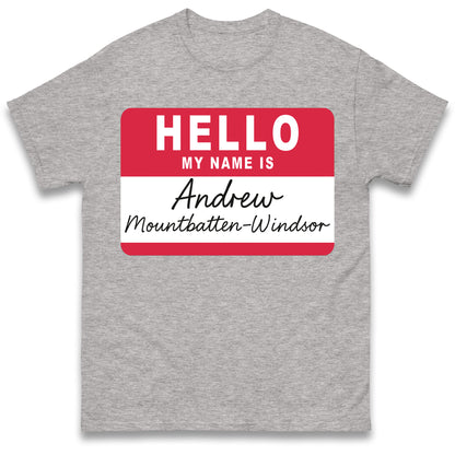 Andrew Mountbatten Windsor T Shirt